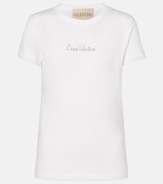 Chez Valentino cotton jersey T-shirt | Valentino