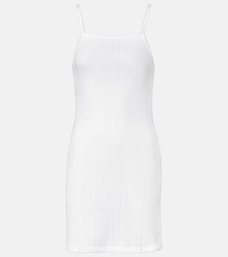 Pointelle 코튼 미니드레스 | Leset