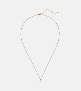 Halskette Essential aus 14kt Gelbgold (585/1000) mit Diamanten | Stone and Strand