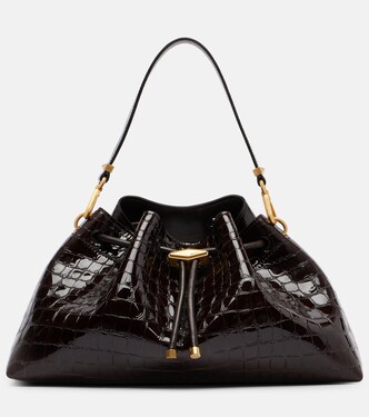 Cinch Medium croc-effect leather tote bag | Jimmy Choo