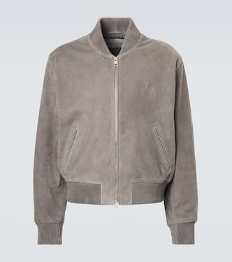 Ami de Cœur suede bomber jacket | Ami Paris