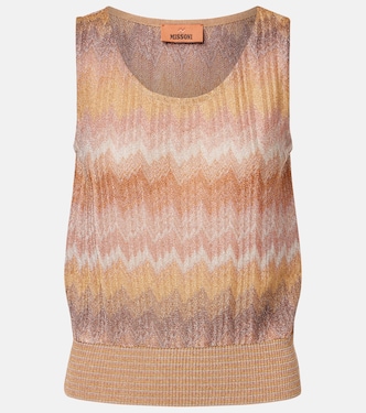 Zigzag lamé top | Missoni