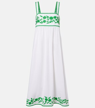 Midikleid aus Baumwolle und Leinen | Juliet Dunn