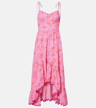 Robe midi en coton à fleurs | Juliet Dunn