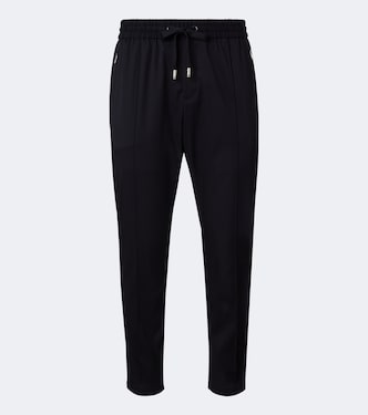 Wool-blend gabardine tapered pants | Dolce&Gabbana