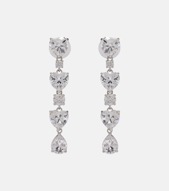 Tiered embellished earrings | Self-Portrait