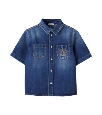 DG denim shirt | Dolce&Gabbana Kids