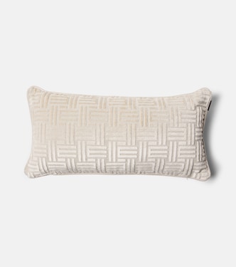 Flag monogram corduroy cushion | Etro