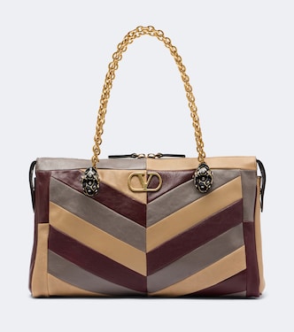 Panthea Medium chevron leather shoulder bag | Valentino Garavani