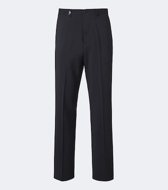 Wool and mohair straight pants | Prada