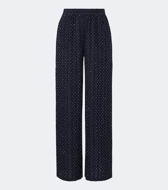 Trisha embellished palazzo pants | Melissa Odabash