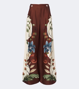 Millena Winter floral palazzo pants | Farm Rio