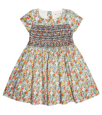 Duchesse floral cotton dress | Bonpoint