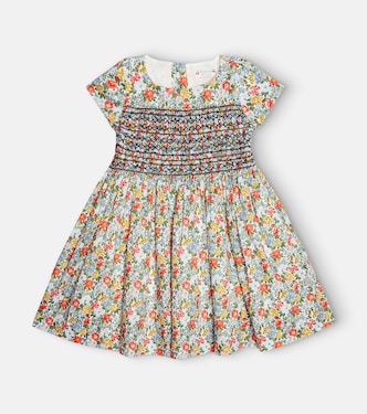 Duchesse floral cotton dress | Bonpoint