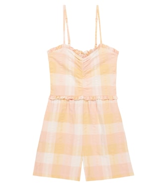Olimpia plaid cotton jumpsuit | The New Society