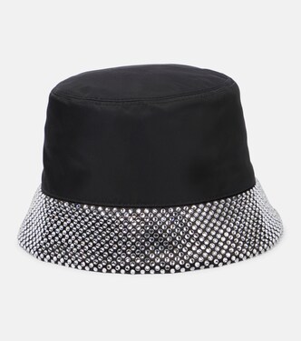 Sombrero de pescador de Re-Nylon adornado | Prada