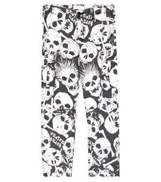 Printed cotton cargo pants | ERL Kids