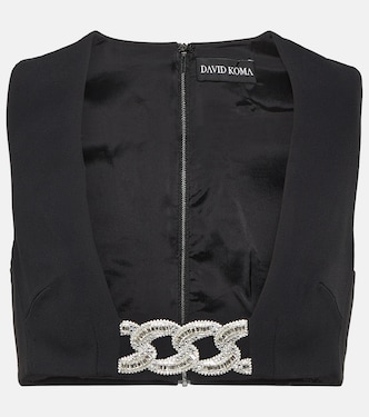 Verziertes Bustier-Top | David Koma