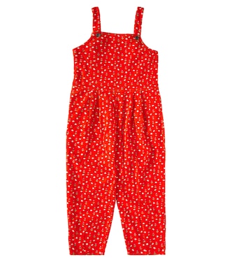 Printed cotton overalls | Stella McCartney Kids