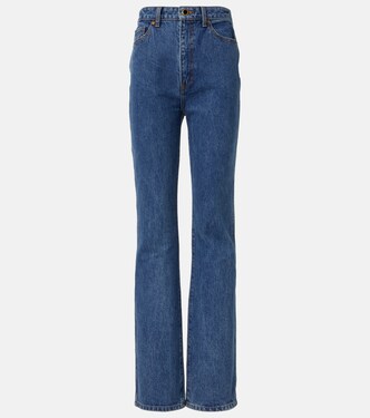 Danielle high-rise straight jeans | Khaite