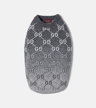 Pull pour chien en laine jacquard | Gucci