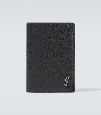 Leather passport holder | Saint Laurent