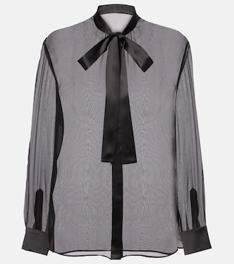 Silk chiffon blouse | Dolce&Gabbana