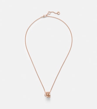 Collier Serpenti Viper en or rose18 ct et diamants | Bvlgari