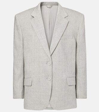 Oversized linen and wool blazer | Magda Butrym