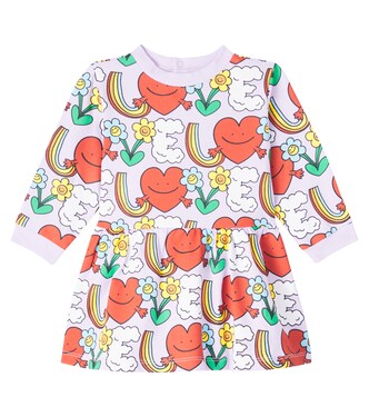 Baby Kleid Rainbow Love aus Baumwoll-Jersey | Stella McCartney Kids