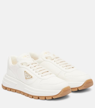Leather sneakers | Prada