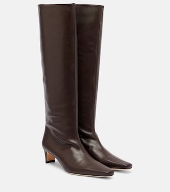 Wally 55 leather knee-high boots | Staud