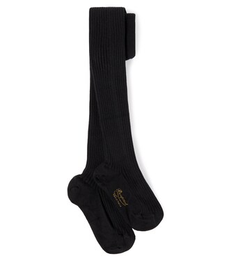 Collant ribbed-knit cotton-blend socks | Bonpoint