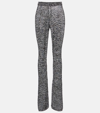 Hose aus Häkelstrick mit Pailletten | Missoni