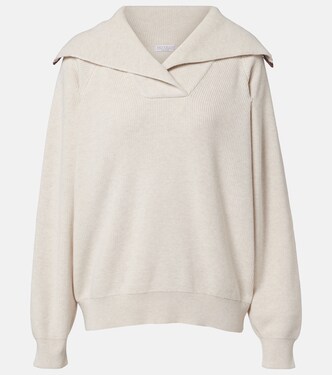 Monili cotton sweater | Brunello Cucinelli