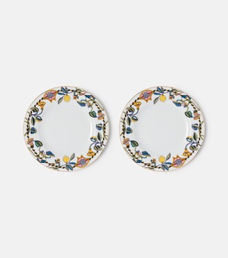 Borboni White陶瓷餐盘两件套 | La DoubleJ