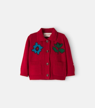 Baby patch-appliqué cardigan | Bobo Choses