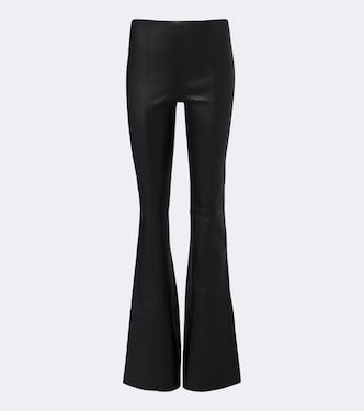 Gege leather flared pants | Stouls