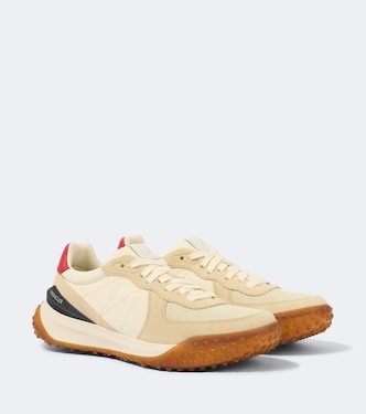 Moncler City Trek suede-trimmed sneakers | Moncler