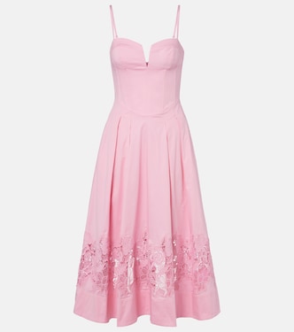 Montreux cotton-blend bustier dress | Rebecca Vallance