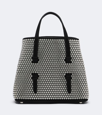 Mina 20 studded leather top-handle bag | Alaïa