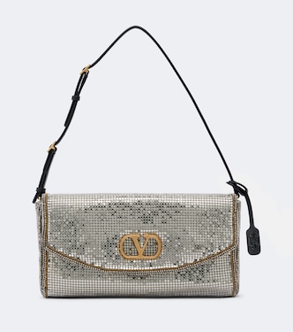 DeVain Small chainmail shoulder bag | Valentino Garavani