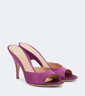  Sofia satin mules | Gianvito Rossi