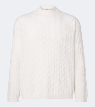 Oskar cable-knit cashmere sweater | Lisa Yang