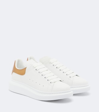 Oversized leather sneakers | McQueen