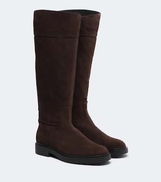 Ride suede knee-high boots | Aquazzura