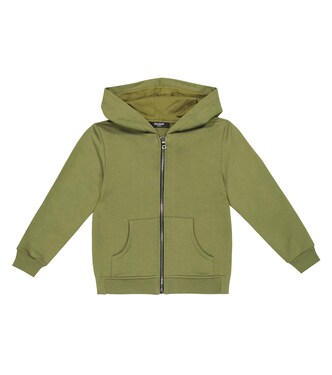 Logo zipped hoodie | Balmain Kids