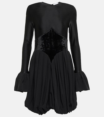 Robe évasée plissée | Rabanne