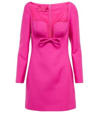 Robe en crêpe de laine et soie | Valentino