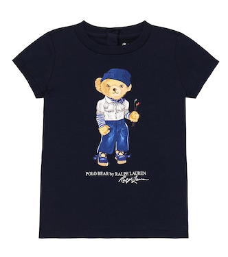 Baby T-Shirt Polo Bear aus Baumwolle | Polo Ralph Lauren Kids